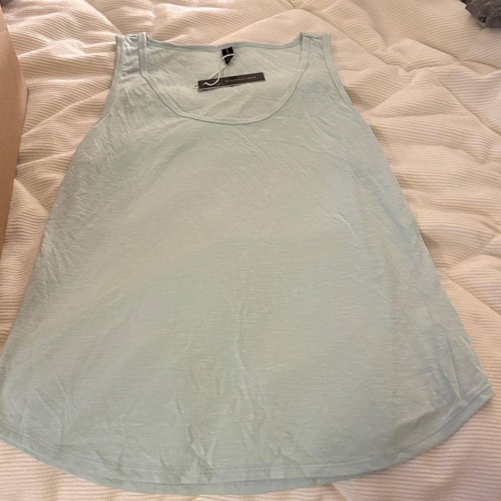 Gentle Fawn Light Blue Scoop Neck Tank